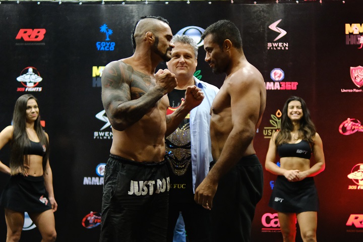 Co-main event terá encontro entre duas feras do MMA nacional (Foto divulgação SFT)
