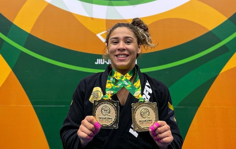 Brasileiro de Jiu-Jitsu: Giovanna Jara conquista ouro duplo na faixa-roxa e Luane Carvalho na azul; confira