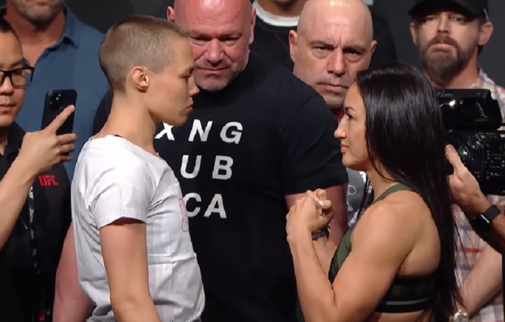 Rose Namajunas vai defender cinturão peso-palha contra Carla Esparza no UFC 274 (Foto: Reprodução/UFC)