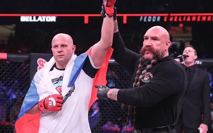 Lenda' russa do MMA, Fedor Emelianenko estreia no Bellator diante