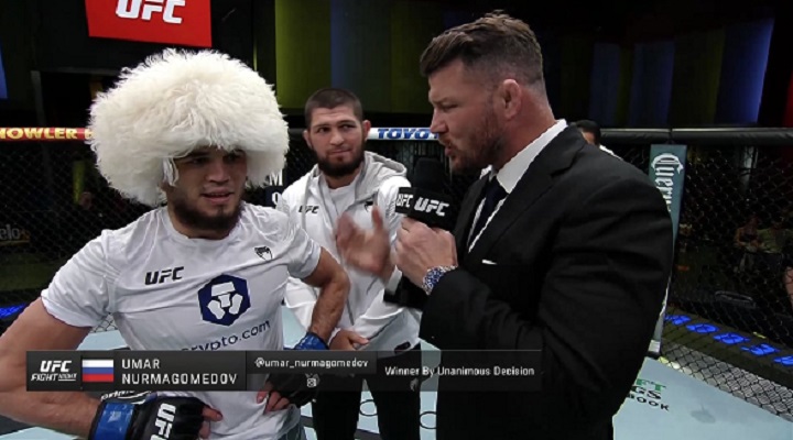 Vídeo: primo de Khabib impressiona com vitória dominante no UFC Vegas e mantém invencibilidade