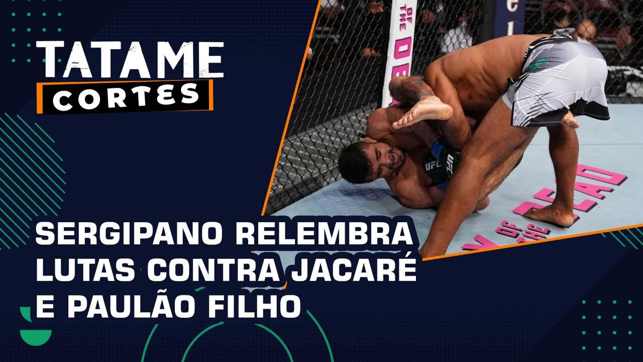 Destaque no UFC, André Sergipano relembra vitórias sobre Ronaldo Jacaré e Paulão Filho; assista