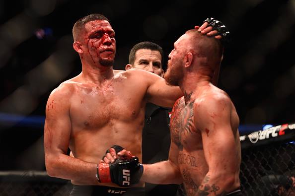 Nate Diaz diz estar sendo ‘refém’ do UFC e revela proposta para fazer trilogia contra McGregor; confira