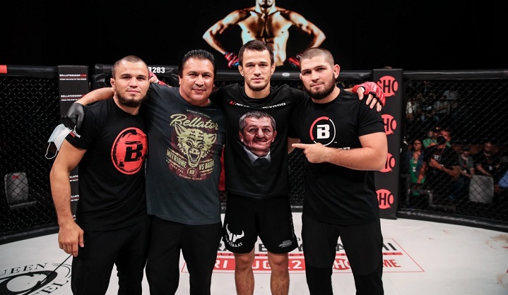 Primo de Khabib, Usman Nurmagomedov venceu e manteve sua invencibilidade no MMA (Foto: Divulgação/Bellator MMA)