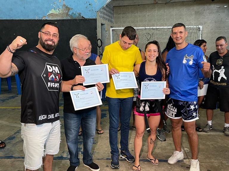Daniel Martins, Luiz Martins, Juninho do Pneu, Karen Tavares e Marcos Torquato