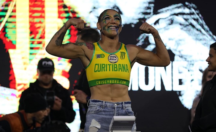 Multicampeã no MMA, Cris Cyborg vai fazer sua estreia no Boxe neste domingo (Foto: Cahuê Miranda/Athletico Paranaense)