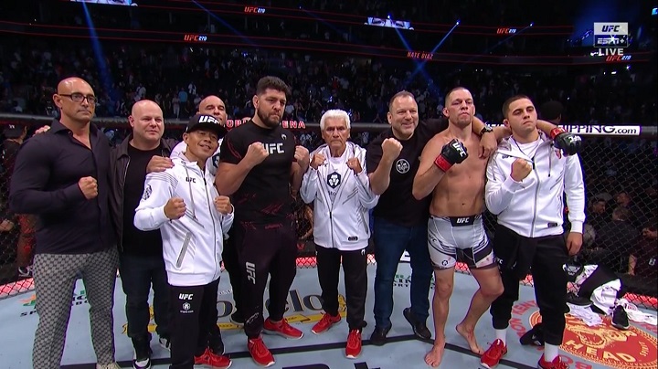 UFC 279: Nate Diaz empolga o público e finaliza Ferguson na luta principal; brasileiros dão show no card