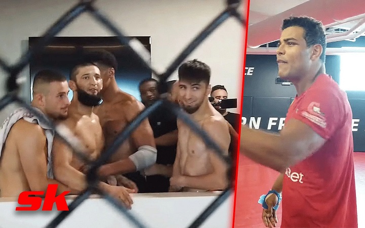 Vídeo: Chimaev invade treino de Borrachinha e lutadores quase ‘saem na mão’ após discussão; assista