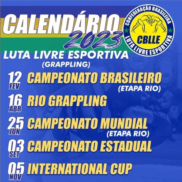 Inscrições abertas para o Brasileiro de Luta Livre Esportiva 2020