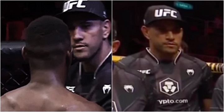 Daniel Cormier alertou para o clima pesado entre Alex Poatan e Jamahal Hill após vitória do americano no UFC Rio (Foto: Reprodução)