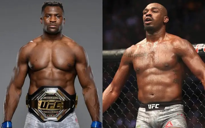 Expectativa é grande por um duelo entre Francis Ngannou e Jon Jones no UFC (Foto: Reprodução)