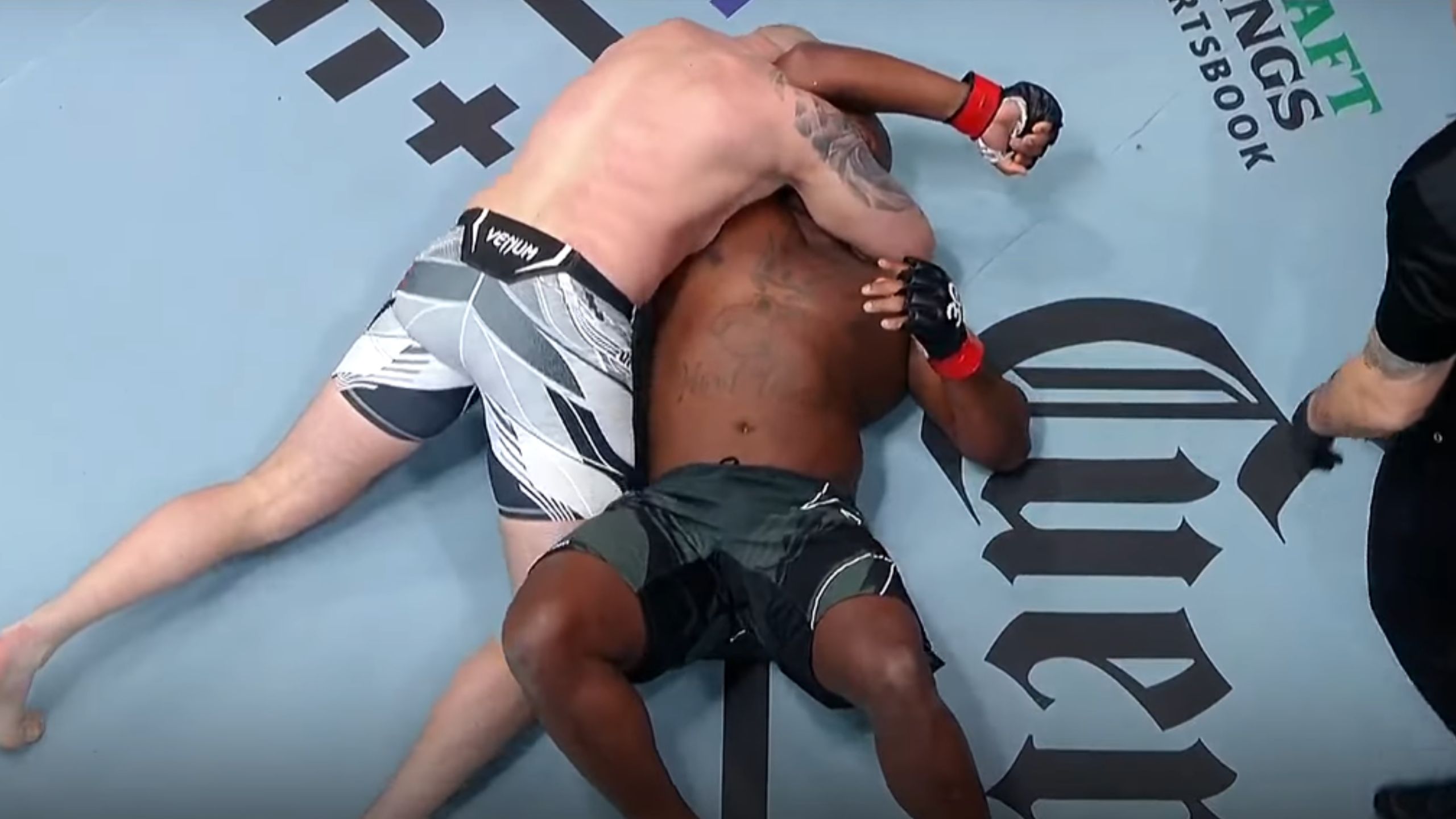 Derrick Lewis balls was hot