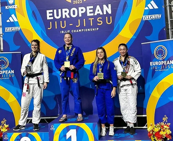 Amanda Magda deu show e foi medalha de ouro no Europeu de Jiu-Jitsu da IBJJF (Foto: @lunivers.athletics/ IBJJF)