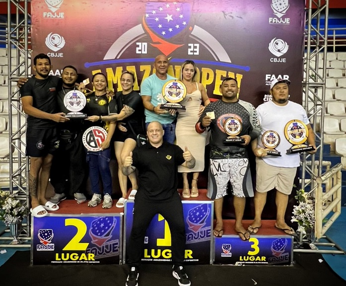 Nova União foi a grande campeã por equipes do Amazon Open de Jiu-Jitsu (Foto Emanoel Sports)