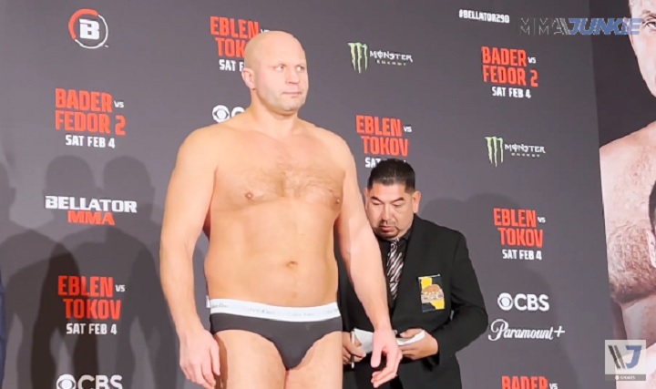 Bellator 290: Fedor Emelianenko bate o peso e sua luta de despedida do MMA está confirmada