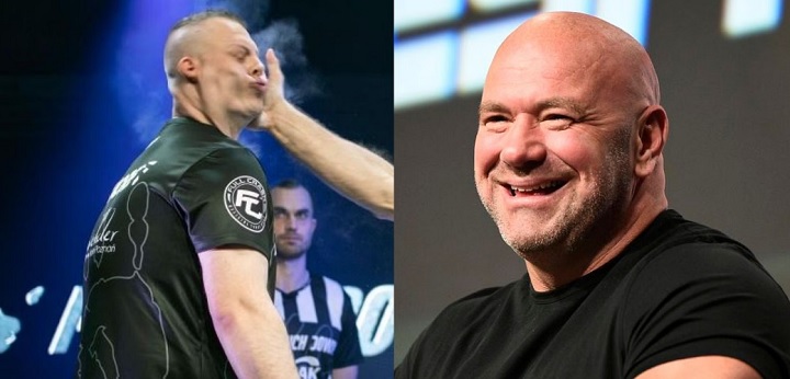 Power Slap é uma liga de tapas na cara liderada por Dana White, presidente do UFC (Foto: Reprodução)