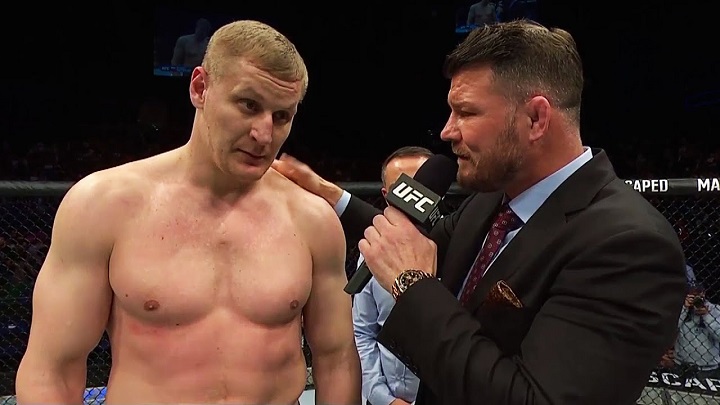 Russo Sergei Pavlovich foi escolhido como reserva imediato da disputa de título entre Jon Jones e Ciryl Gane no UFC 285 (Foto: Reprodução/UFC)