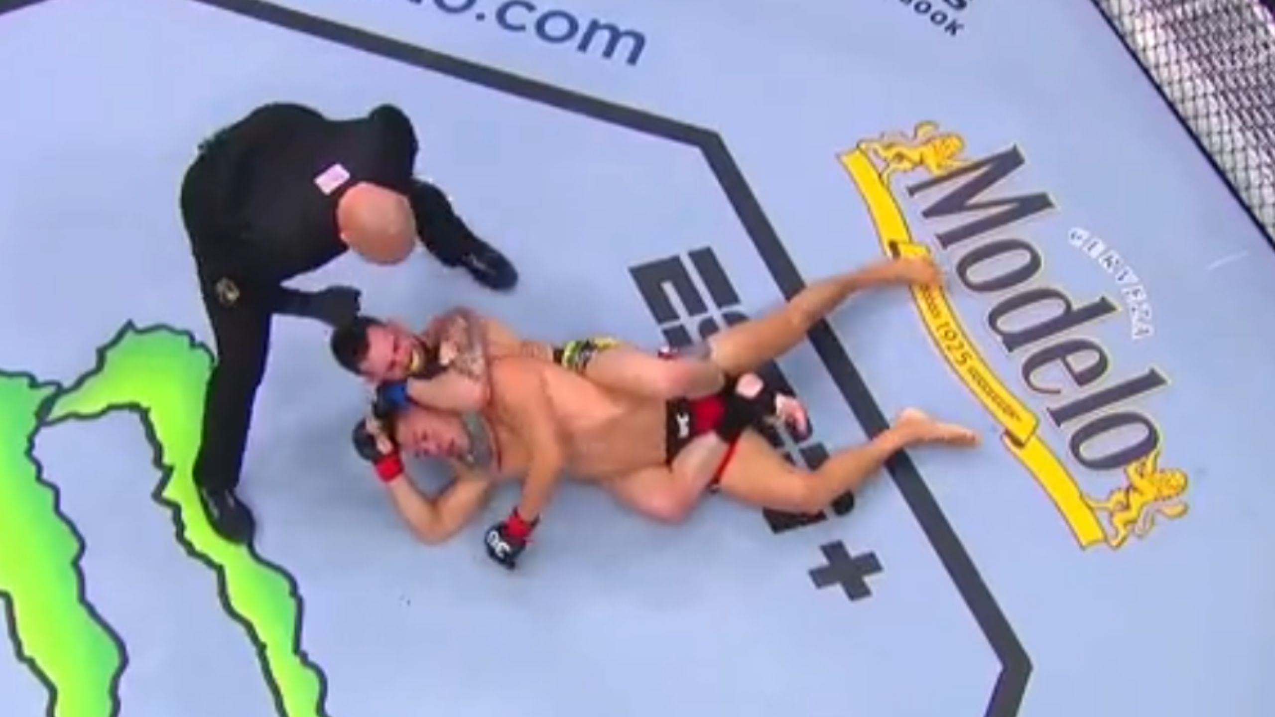 UFC Las Vegas: Bruno Bulldoguinho tem atuação de gala e aplica finalização justa em americano; assista