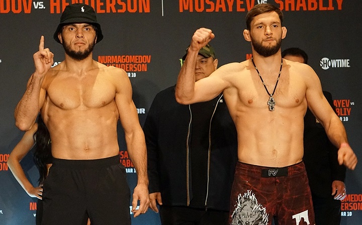 Musayev e Shabliy vão fazer o co-main event da edição, em duelo no GP dos Leves (Foto: Matt Erickson/MMA Junkie)