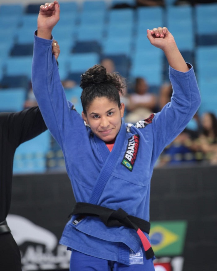 Recentemente, Thalyta também foi prata no Abu Dhabi Grand Slam do Rio de Janeiro (Foto Dai Bueno)