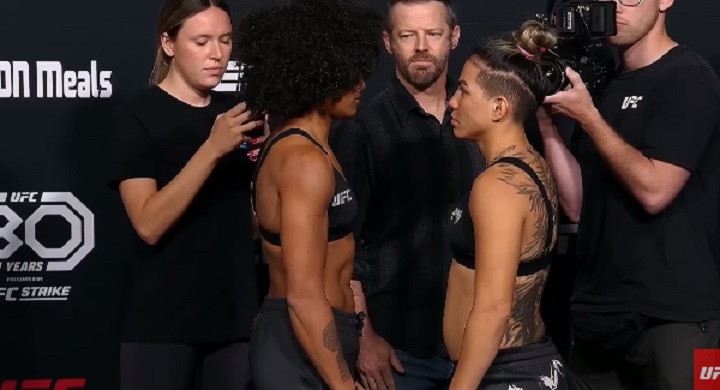 Duelo entre as brasileiras Karine Silva e Ketlen Esquentadinha vai agitar o card principal (Foto: Reprodução/UFC)