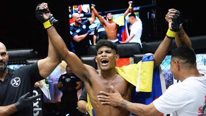 Atletas do Sergipe roubaram a cena lutando em casa (Foto Jungle Fight)