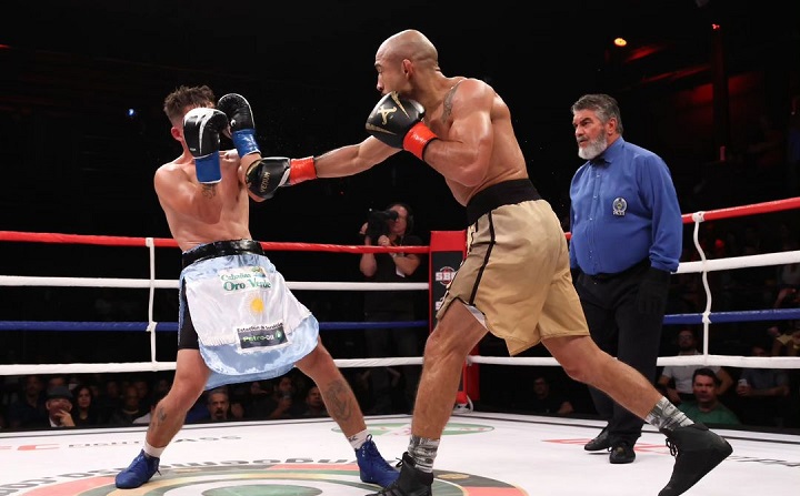 José Aldo derrotou o argentino Esteban Gabriel na segunda edição do Shooto Boxing (Foto: Marcell Fagundes/M8 SPORTS)