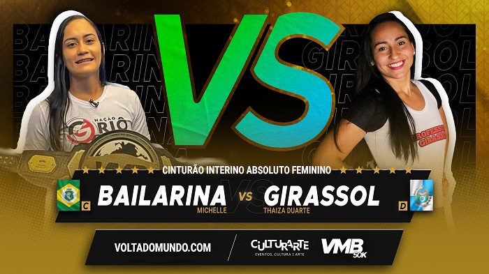 CARTAZ BAILARINA VS GIRASSOL