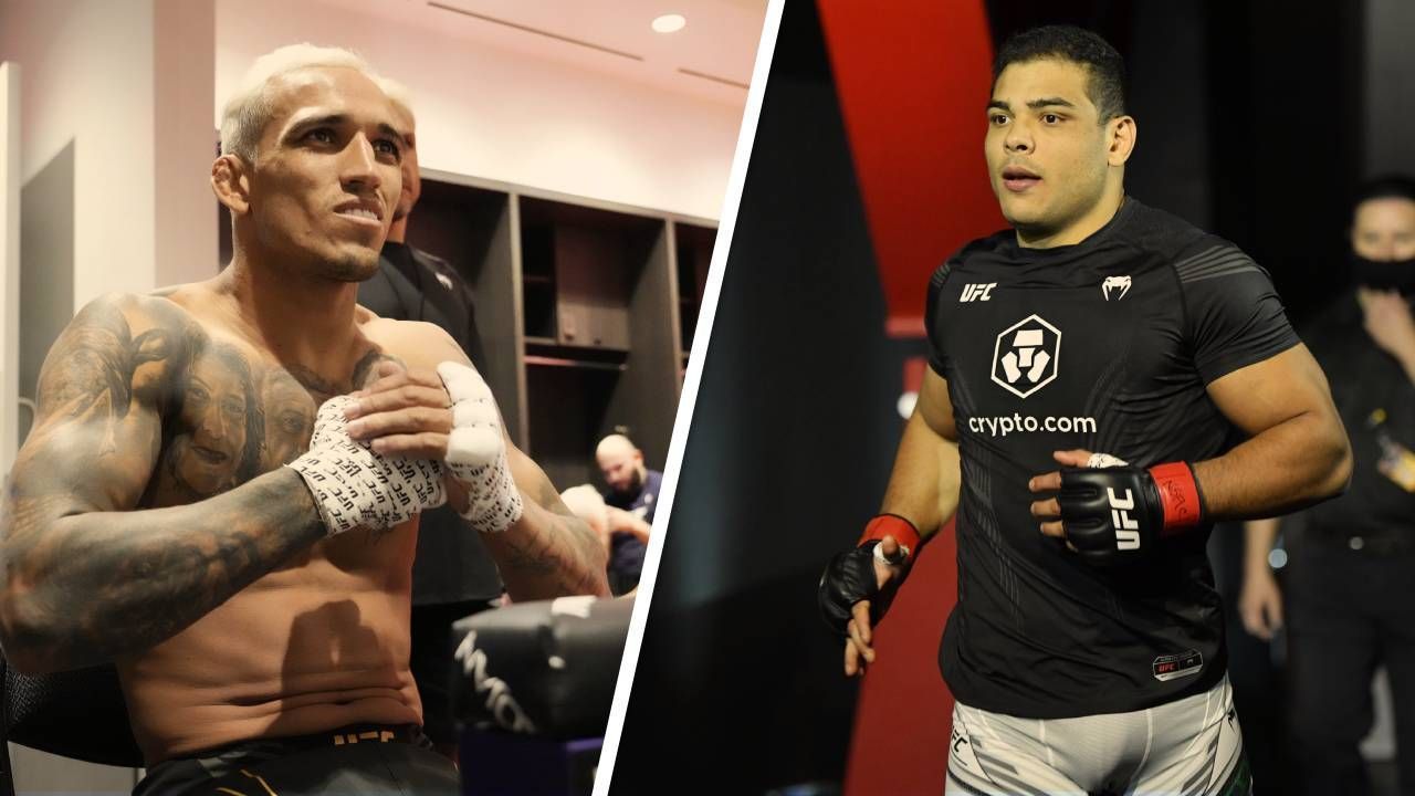 Charles do Bronx e Paulo Borrachinha são considerados azarões para seus respectivos duelos no UFC 294 (Foto: Reprodução)