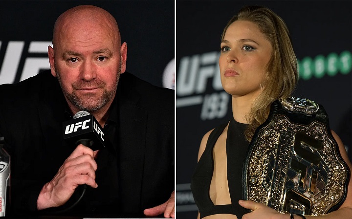 Dana White encerra rumores e comenta sobre possível retorno de Ronda Rousey ao UFC: ‘Muito dinheiro’