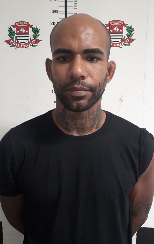 Erberth Santos foi preso no interior de São Paulo (Foto: Divulgação/Batalhão de Choque de Campo Grande)