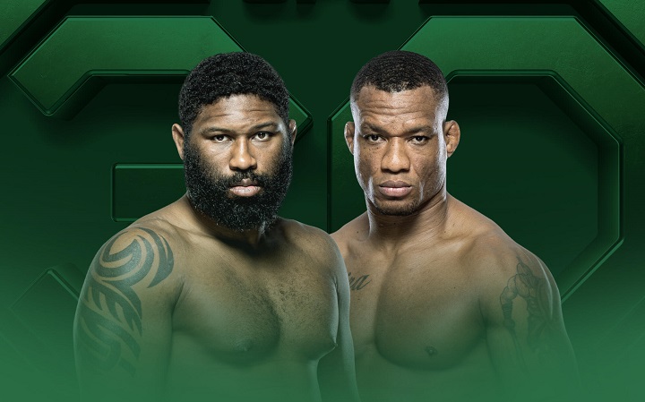 Curtis Blaydes e Jailton Malhadinho vão se enfrentar no card do UFC 299, em março (Foto: Divulgação/UFC)