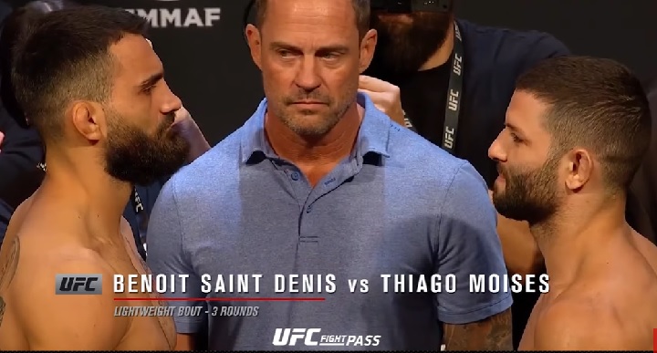 Thiago Moisés será um dos brasileiros em ação no card do UFC Paris (Foto: Reprodução/UFC)