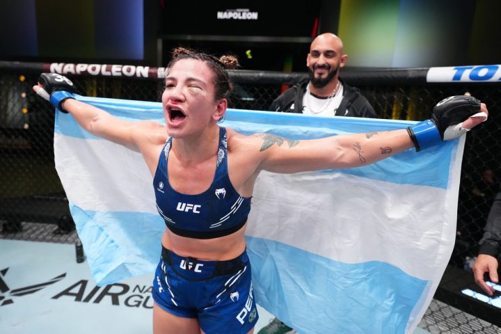 Vencedora no UFC Vegas 82, argentina diz que quase teve luta cancelada após ser agredida; entenda