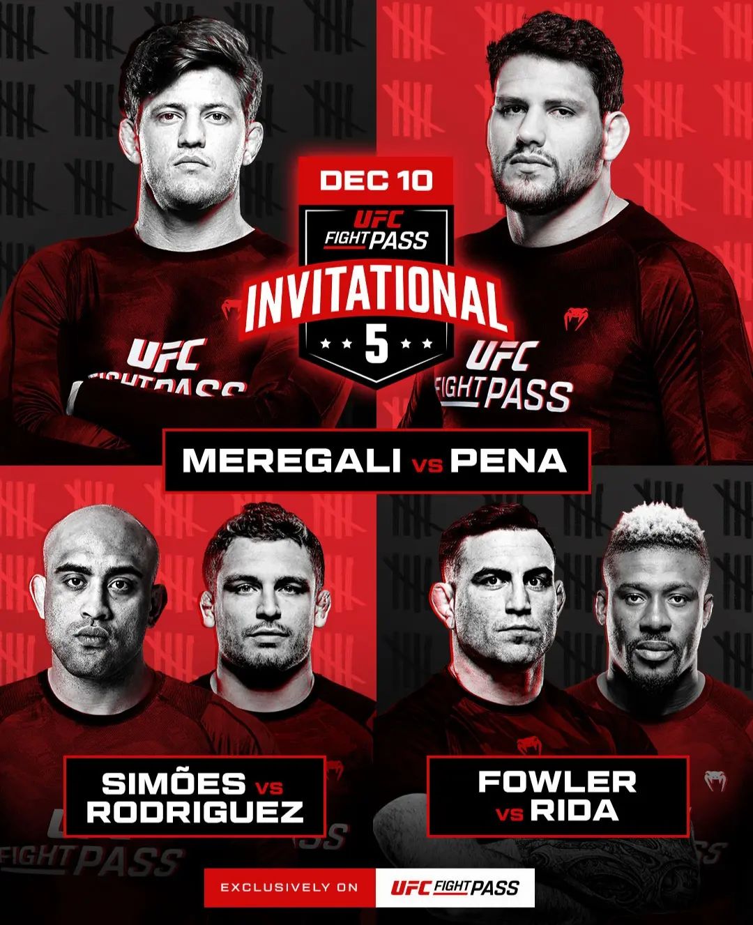 Neste domingo (10), na cidade de Las Vegas (EUA), acontece o UFC Invitational 5, que marca maus uma investida da maior organização de MMA do mundo no grappling (Foto: Divulgação/UFC Fight Pass)