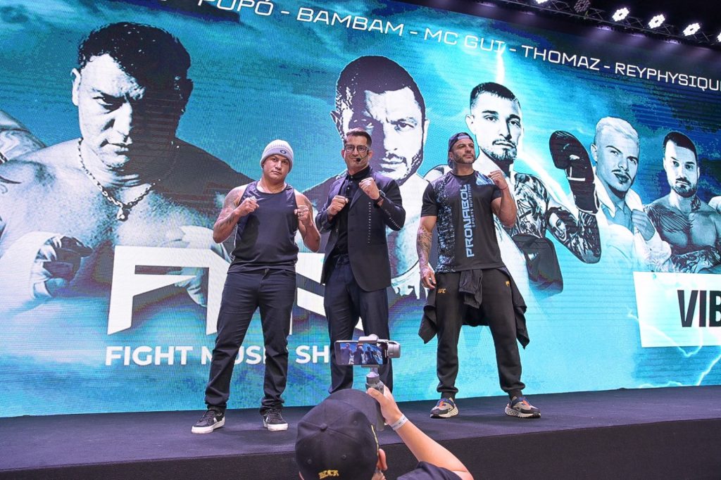 Acelino Popó Freitas e Kleber Bambam farão a luta principal do Fight Music Show 4, no dia 24 de fevereiro, em São Paulo (Foto: Divulgação/Mariana Lima)