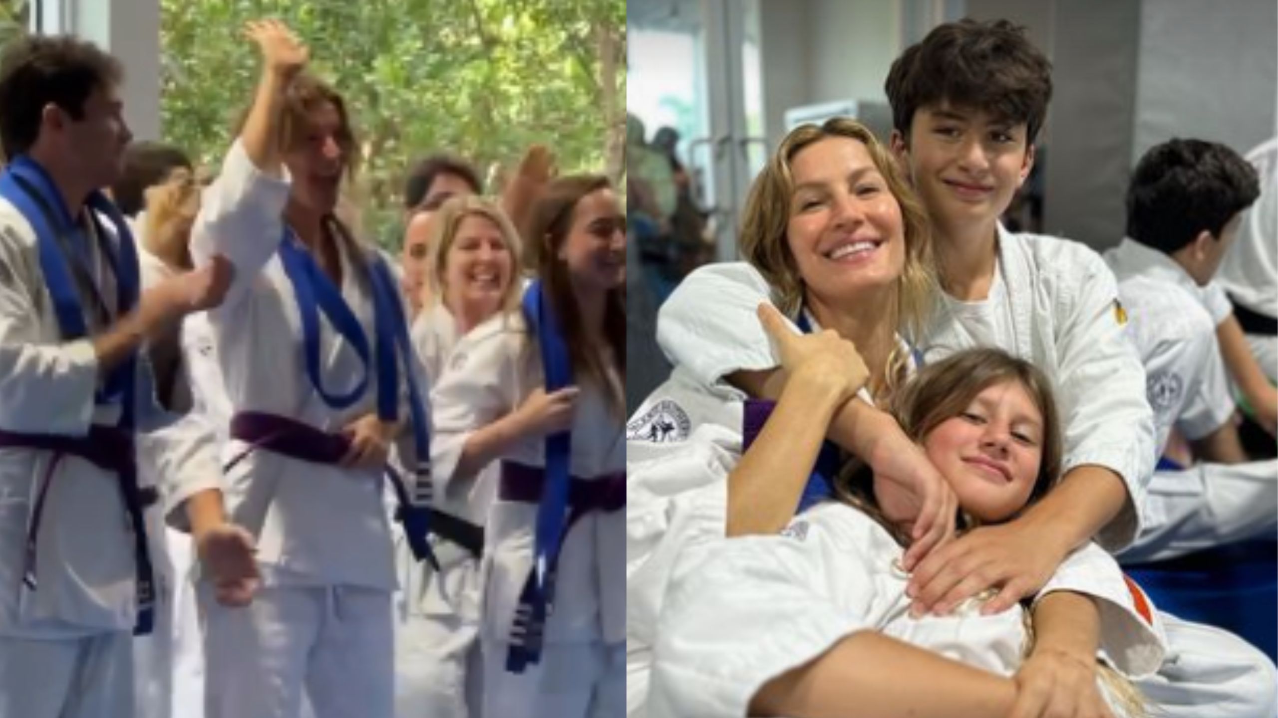 Ícone mundial, brasileira Gisele Bündchen recebe faixa-roxa de Jiu-Jitsu: ‘Incrível arte’