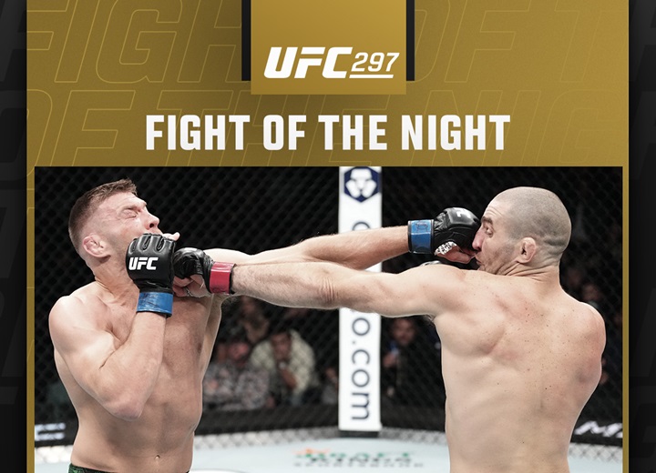 UFC 297: novo campeão, Du Plessis faz ‘Luta da Noite’ contra Strickland e fatura R$ 245 mil