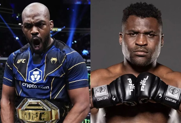 Jon Jones e Francis Ngannou voltaram a trocar 