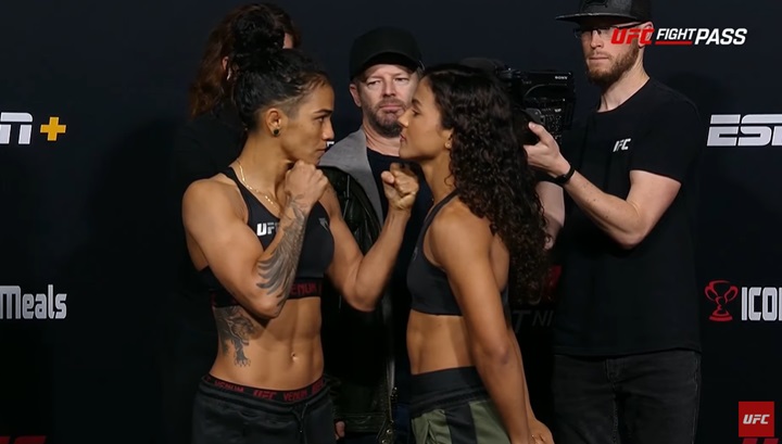 Card terá o duelo entre as brasileiras Viviane Araújo e Natália Silva (Foto: Reprodução/UFC)