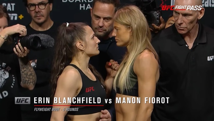 Erin Blanchfield e Manon Fiorot vão se enfrentar na luta principal do card (Foto: Reprodução/UFC)