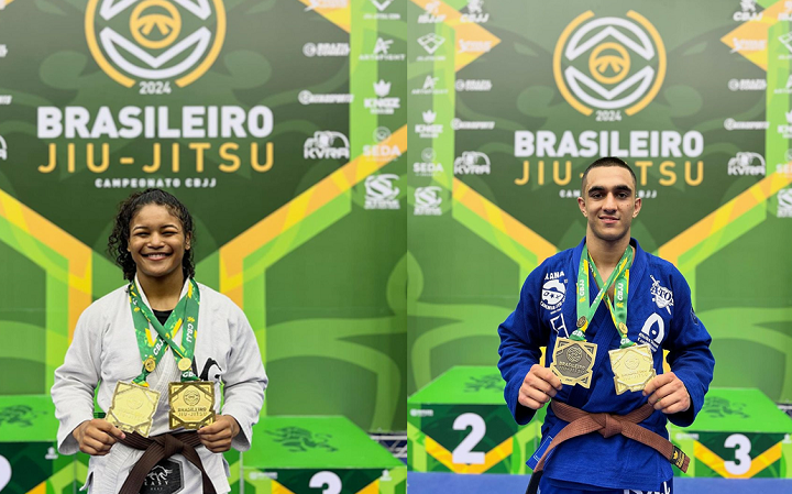 Brasileiro de Jiu-Jitsu: faixa-marrom tem brilho sueco e de Vitoria Gabriella; veja