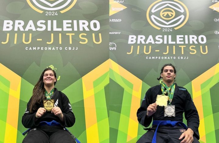 Brasileiro da CBJJ 2024: Jefferson Pinheiro e Agatha Nigro faturam o absoluto na faixa-azul