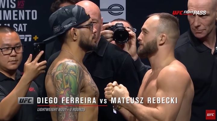 Diego Ferreira terá duro desafio pela frente no evento deste sábado (Foto: Reprodução/UFC)