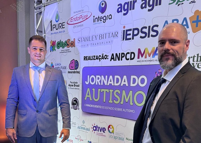 Felipe Nilo e Paulo realizam grande trabalho em prol da comunidade autista (Foto reprodução)