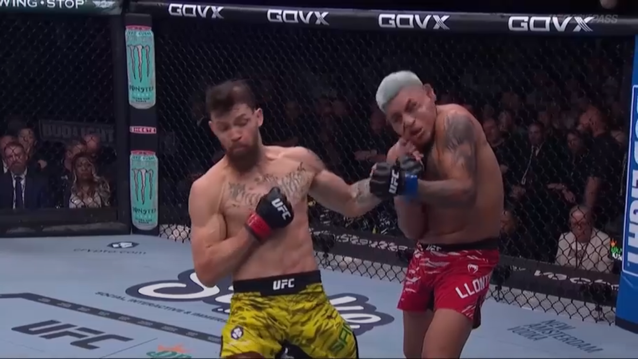 Maurício Ruffy tem atuação de gala no UFC 309 e castiga peruano diante de Dana White; assista