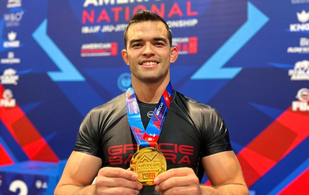 Gerson Alef vem brilhando em grandes competições de Jiu-Jitsu nos Estados Unidos (Foto: Reprodução)