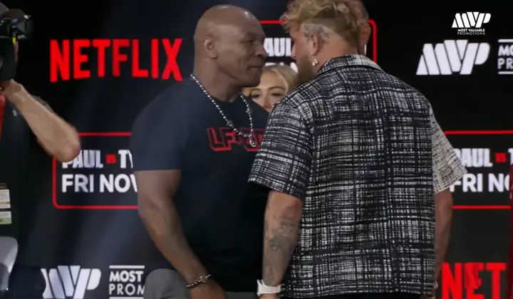 Vai ser luta de verdade? Mike Tyson minimiza idade e ameaça Jake Paul: ‘Quero arrebentá-lo’