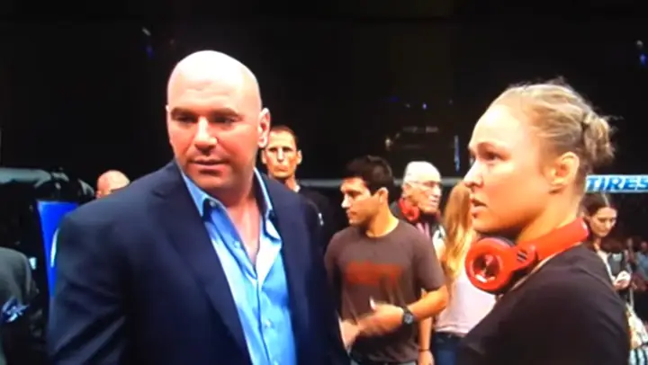 Sonnen revela episódio em que Dana ficou ‘furioso’ com pergunta de Joe Rogan a Ronda Rousey