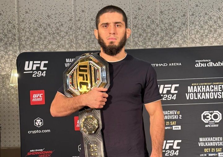 Islam Makhachev deve enfrentar o campeão Jack Della Maddalena em sua estreia nos meio-médios (Foto: Reprodução/Instagram)
